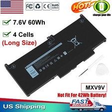   MXV9V Battery For Dell Latitude 5300 5310 7300 7400 5VC2M N2K62 P96G P97G 60Wh