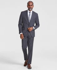 Tallia Mens Classic Fit Suit Two Button Separate Jacket Dark Grey Size 44R NWT