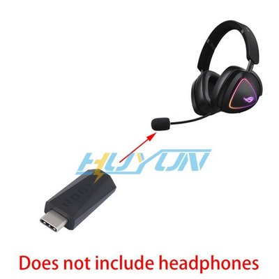 USB-C 2.4G Dongle Receiver Adapter for ASUS ROG DELTA 2 Wireless Headset