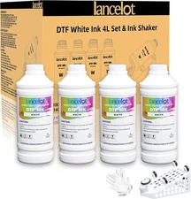 Lancelot 4L white DTF ink set DTF Transfer Ink for Pet Film ink shaker for free