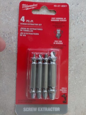 Milwaukee 4pc Screw Extacter Set