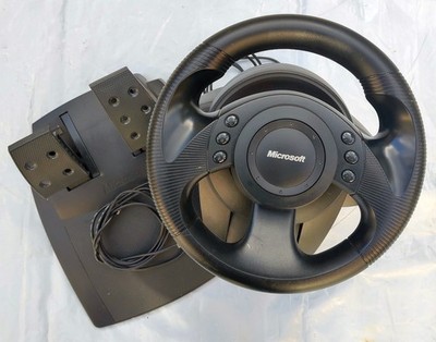 Microsoft SideWinder Precision Racing Wheel USB Version 1.0 (Part No. X04-74734)