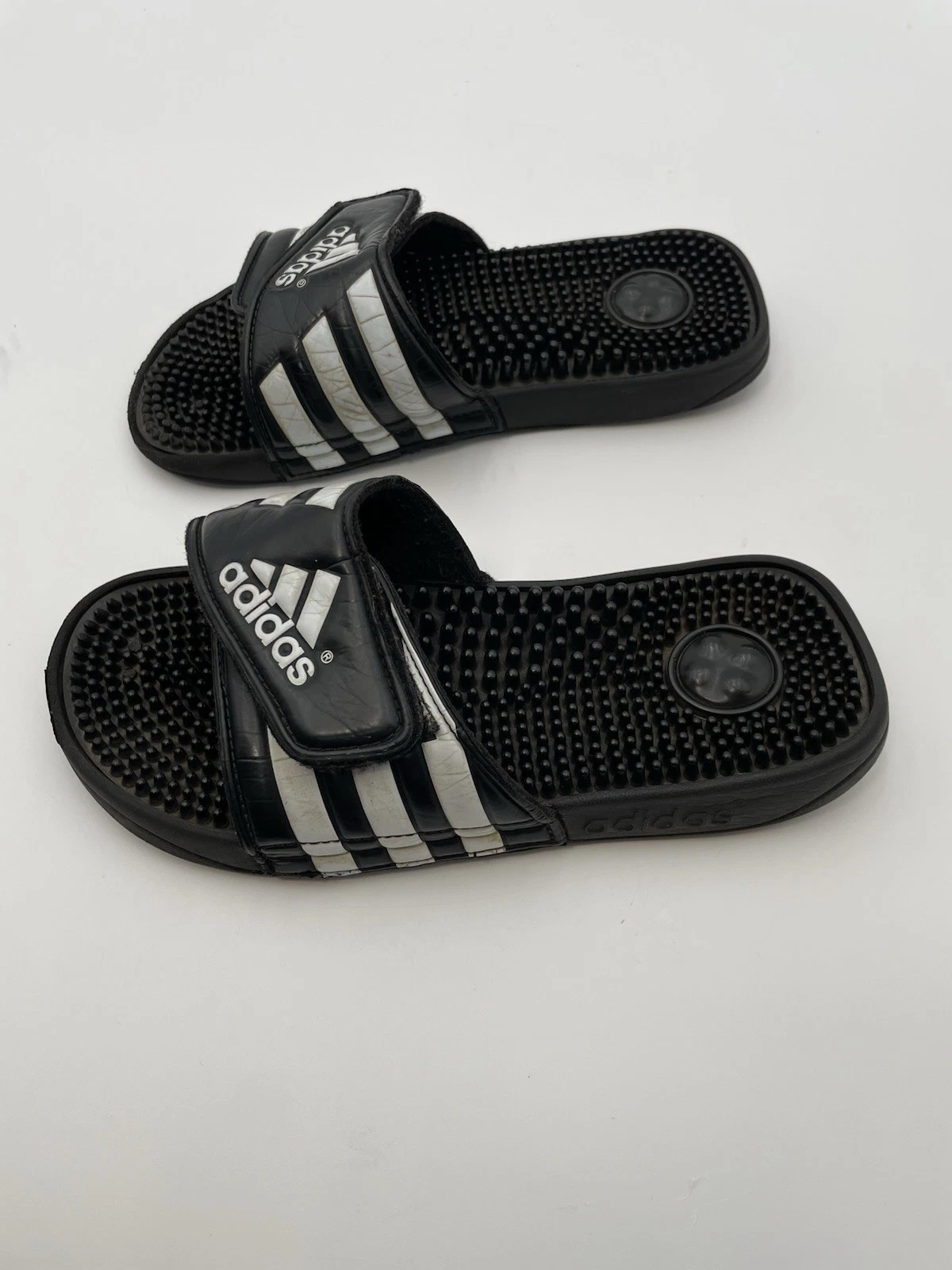 Adidas Sandali Giovanili Slide Taglia 5 Nero Cinturino Regolabile Unisex 078285