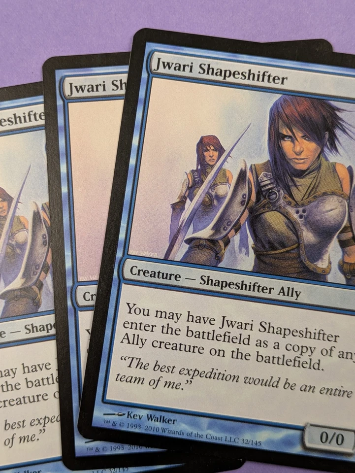 MTG Magic: Worldwake: Jwari Shapeshifter #32/145 Rare - NM - Image 3 of 3