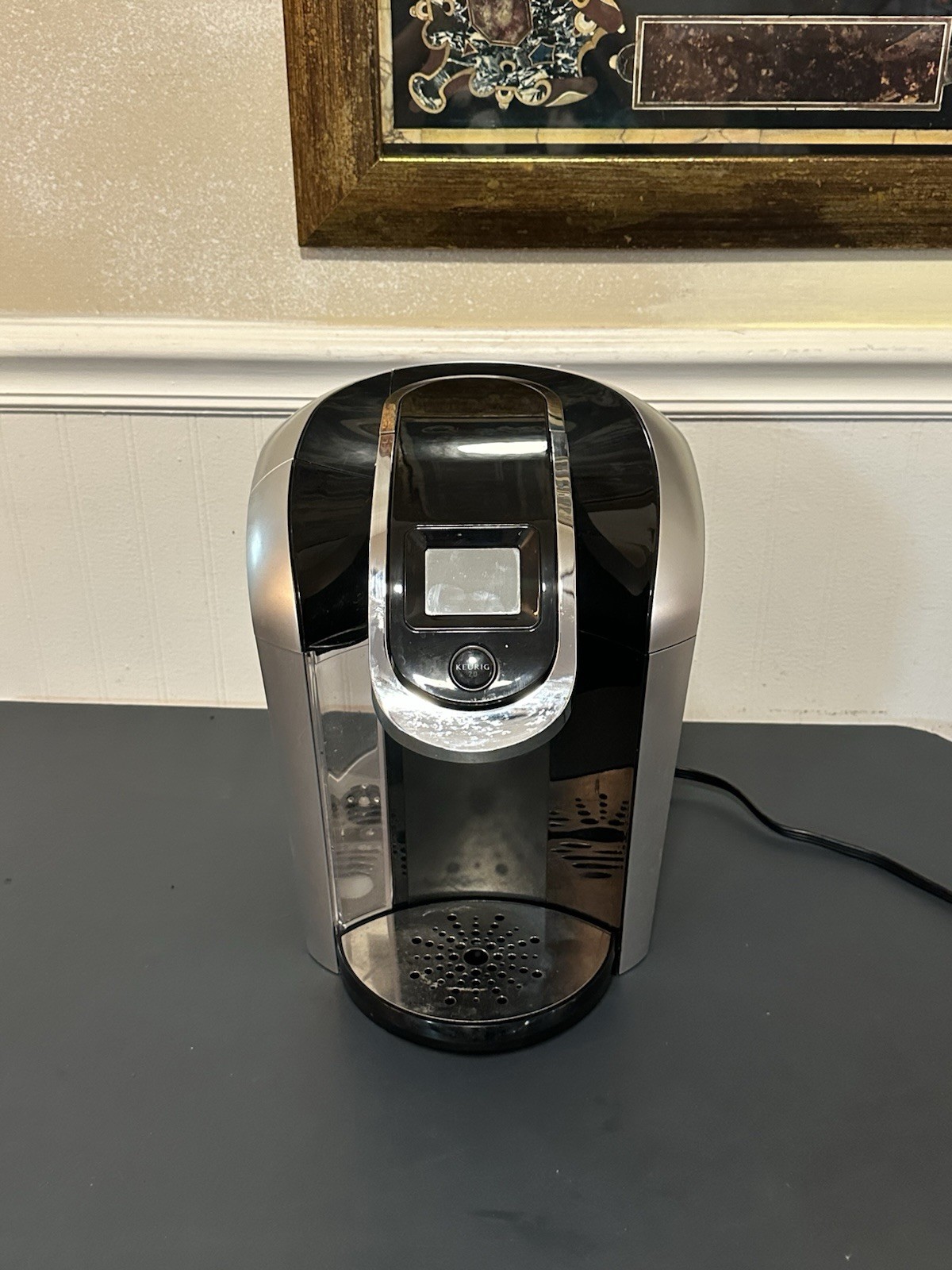 Black & Silver K-cup Tested Working