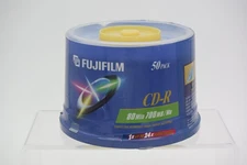 Fujifilm CD-R 80min 700MB/Mo up to 48X write speed 50 pack New-Sealed