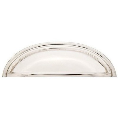 Emtek Cup Pull 4'' C-C, Polished Nickel 86173US14 Pack Of 10