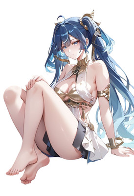 Iuno Wuthering Waves Waifu Sticker 6'' Anime Car Decal Weatherproof