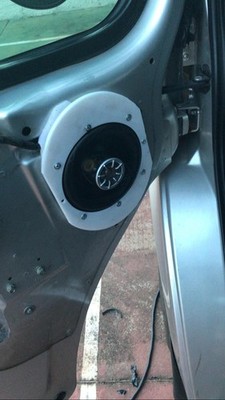Ford Transit Mk6 Door Speaker Adapter (Pair)   Converts 5x7'' to 6.5''