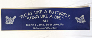Muhammad Ali Training Camp Sticker Deer Lake, PA "Fighter's Heaven"