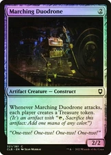NM Foil Marching Duodrone, MTG, Baldur's Gate, Magic the Gathering, 321