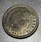 1894 BARBER DIME~BETTER DATE~