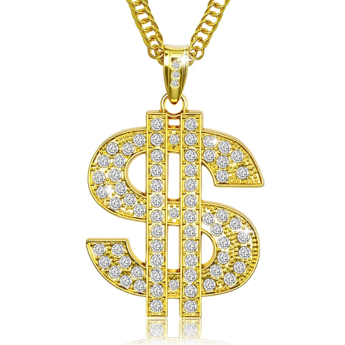 美元符号项链男士链条、项链和吊坠| eBay