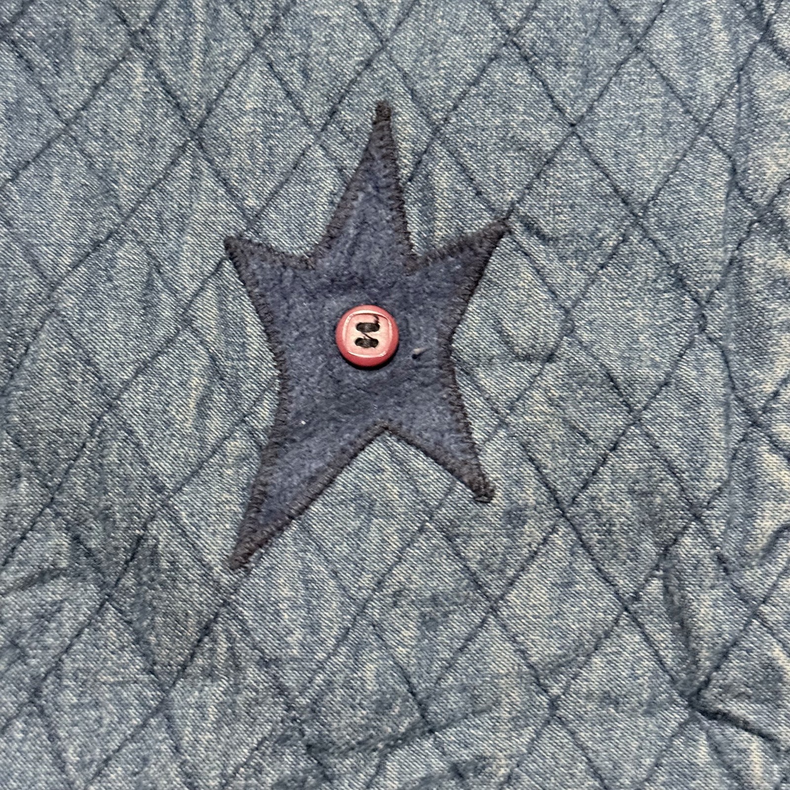 Vintage Quilted Denim Patchwork Jacket Haik’s Wom… - image 15