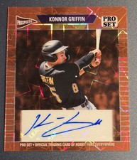 2026 LEAF PRO SET METAL KONNOR GRIFFIN 1989 MINI ORANGE LAZER AUTO 1/1