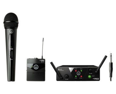 AKG WMS40 Mini Dual Mix System (US25B/D) Wireless Microphone Instrument Set
