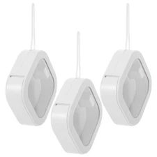 3 Pcs Portable Hair Tie Storage Box Clear Plastic Organizer For Travel