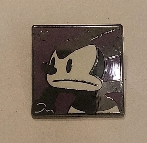 Disney Trading Pin Oswald The Lucky Rabbit  Expressions Purple Square Free Ship.
