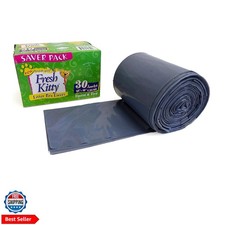 30 Count Litter Box Liners Super Thick, Durable, Easy Clean Up Jumbo Scented,...