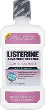 Listerine Advanced Defence Gum Treatment  Crisp Mint Mouthwash 500ml