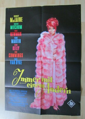 Filmplakat : Immer mit einem Anderen ( Shirley Maclaine , Paul Newman )