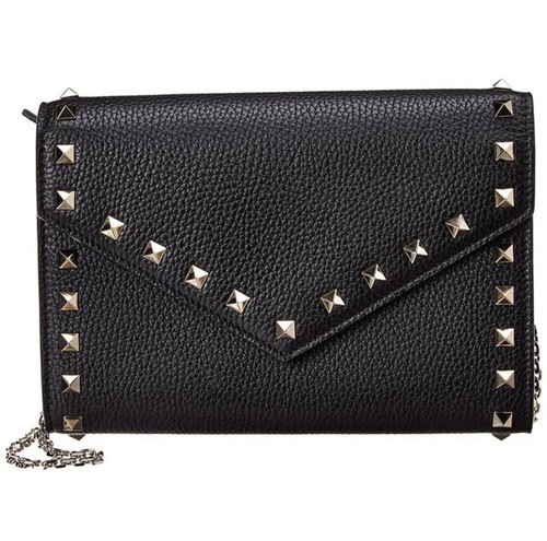 Valentino Rockstud  Black WOC Crossbody Bag New
