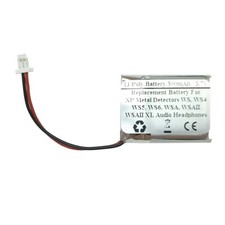 Battery for XP Metal Detectors WS,WS4,WS5,WS6,WSA,WSAII,WSAII XL Audio Headphone