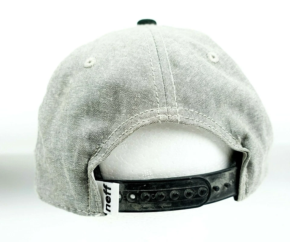 NEFF COMPANY Gorra Gorra Gris Rugido Con Orgullo Gorra Ajustable Sombrero Foto 2 de 3