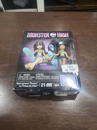 Monster High Blocks Cleo de Nile Egyptian Mega Bloks Age Stocking Stuffer Lego - Picture 1 of 6