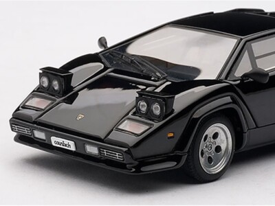 LAMBORGHINI COUNTACH 5000S BLACK 1/43 DIECAST MODEL BY AUTOART