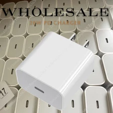 100x Lot 20W USB-C Type C Fast Charger Power Adapter Block For iPhone 15 14 13 8
