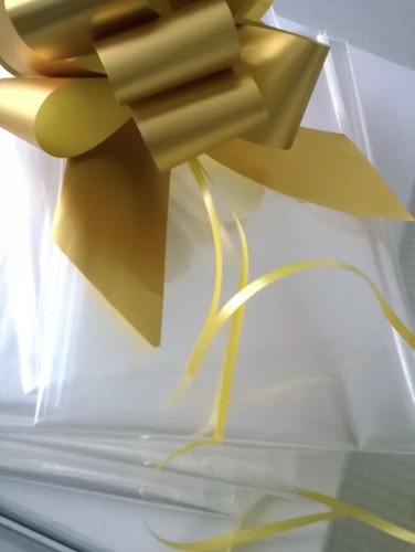 💜 Large-Xx Cellophane Hamper Bag & Bow Only Basket Wrap Birthday Christmas Baby - Picture 16 of 121