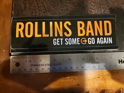 Rollins Band Get Some Go Again Retailers Album/CD Release Promo Sticker  