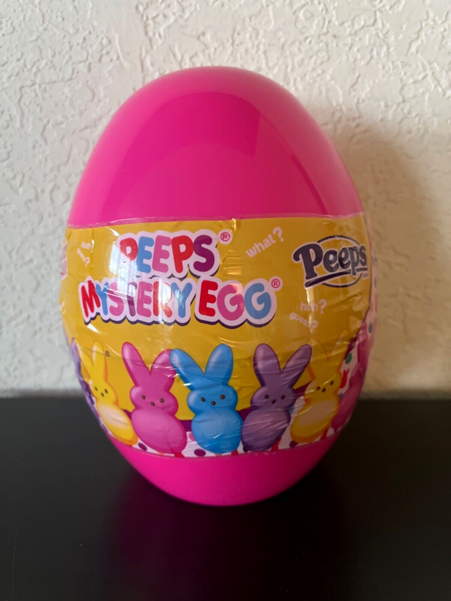 2024 PEEPS Easter Bunny Jumbo Surprise Egg w/Plush PINK Color 11