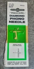 Realistic Diamond Phono Needle Radio Shack CAT. No 42-2891 RS -152 New Old Stock