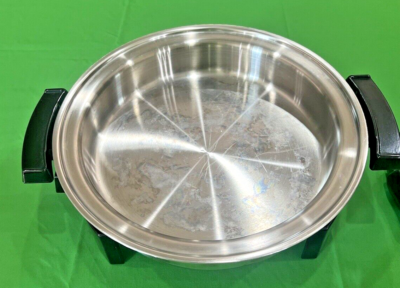 Kitchen Craft Electric Skillet Liquid Core Stainless Steel Made In