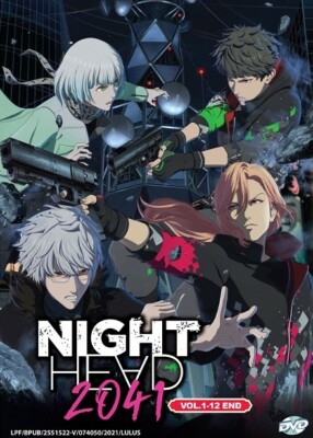 NIGHT HEAD 2041 - COMPLETE ANIME TV SERIES DVD BOX SET (1-12 EPS 