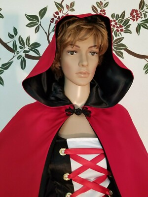little red riding hood costume black dress Easy Little Red Riding Hood Costume with A Black Dress