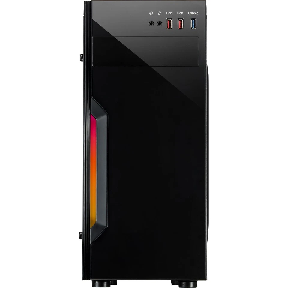 PC Gehäuse ATX B-42 RGB MidiTower Gaming USB 3 RGB Streifen Fenster w/o Netzteil - Bild 2 von 4