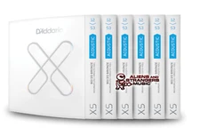 6 Sets! D'Addario XS Acoustic 80/20 Bronze, Light, 12-53, XSABR1253