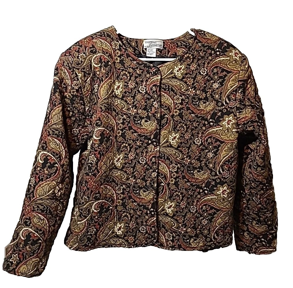 Mezcla de algodón étnico/campesino Vintage abrigos, chaquetas y chalecos para Mujeres