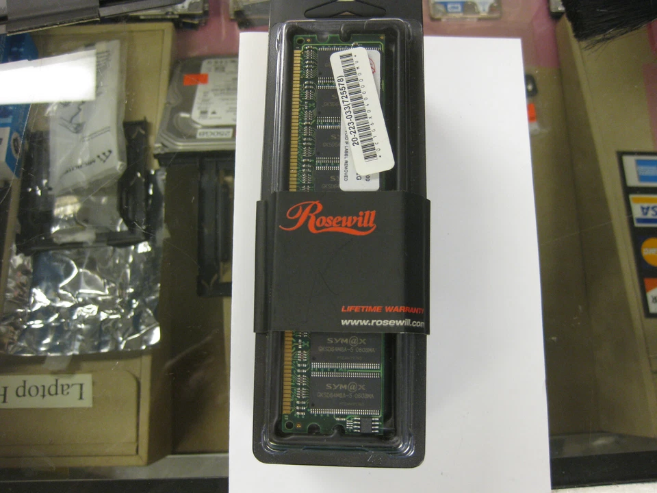 512MB PC2700 3200 Desktop Memory Rosewill RW400 ** New ** - Image 3 of 4