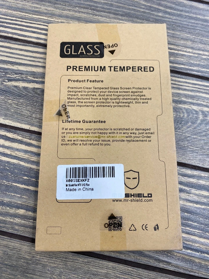 Paquete de 3 protectores de pantalla Mr. Shield para HTC U12+/HTC U12 Plus [templado premium] Foto 2 de 2