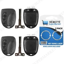 2 Replacement for Pontiac 2004-2006 GTO Remote Car Key Fob Case Shell Cover