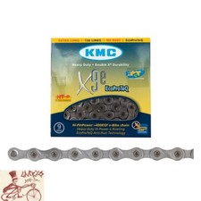 KMC X9L 9-SPEED 1//2/" X 11//128/"---116 LINKS SILVER MTB-ROAD BICYCLE CHAIN
