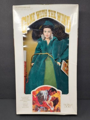 Gone With the Wind Scarlett O'Hara World Doll & Stand 1989 Limited Edition