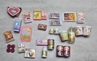Lot 26 Vintage 90's Mattel Barbie Food Groceries Diorama Set Dog Fries Ice Cream