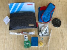 American Airlines Heritage Full First Class Amenity Kit Gray Limited Ed NEW