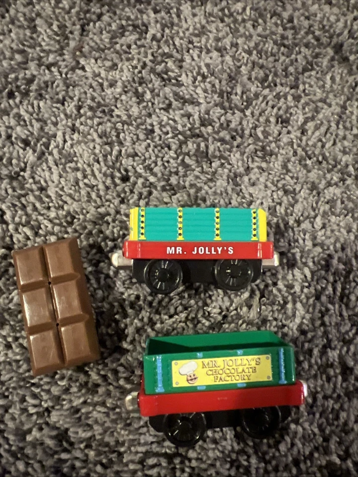 Thomas & Friends Take Along N Play MR JOLLY’S CHOCOLATE Train Car 2002 RARE - Image 4 of 4