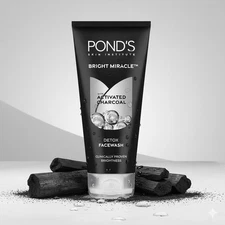 Ponds Pure Detox Deep Cleans Oily Skin With Activated Charcoal Face Wash